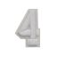 Número 4 Blanco