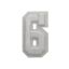 Número 6 Blanco