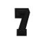 Número 7 Negro