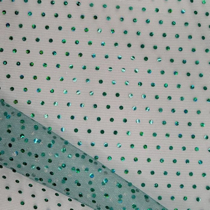 Tul con Lentejuela Liso Verde Jade ✓ Parisina