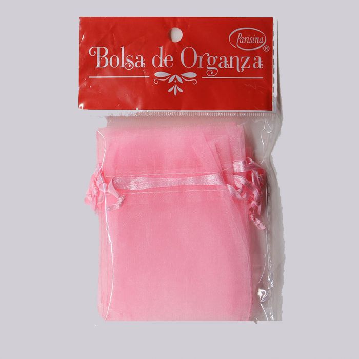 Bolsa de Organza Parisina Rosa x 15 cm Parisina©