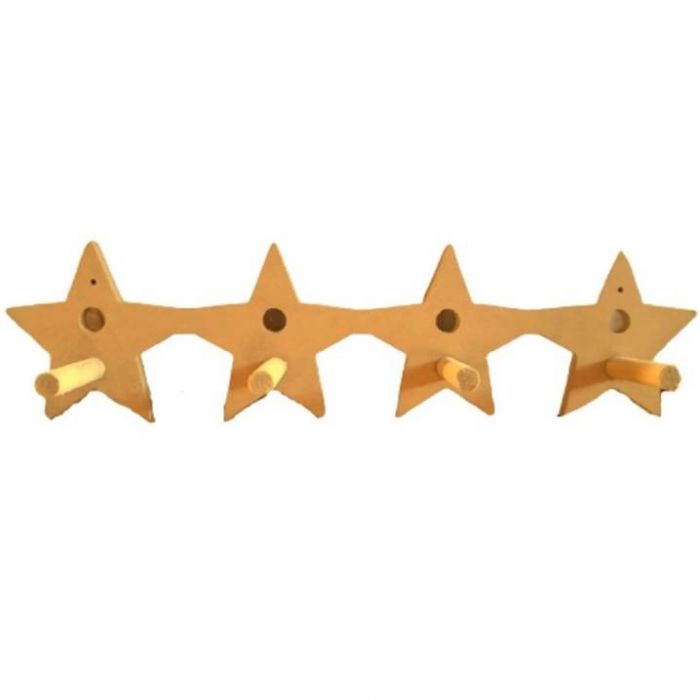 vena Lleno Pizza Perchero Estrellas Natural 6.5 X 39 Cm | ✓ Mercería Parisina