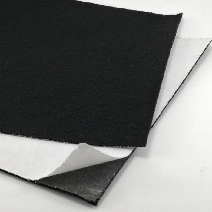  COHEALI 2 piezas de tela adhesiva flocada tela de fieltro negro  paño de fieltro adhesivo negro flocado forro de fieltro negro adhesivo de fieltro  adhesivo adhesivo de tela autoadhesiva para mostrador 