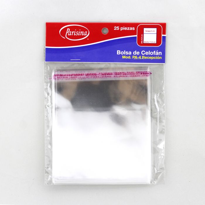 Bolsa de Celofán x cm ✓ Mercería Parisina