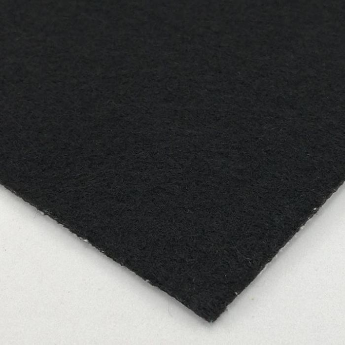Fieltro con Adhesivo Liso Negro 44 x 56 cm