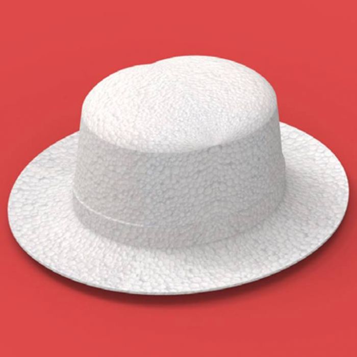 sombrero de unicel