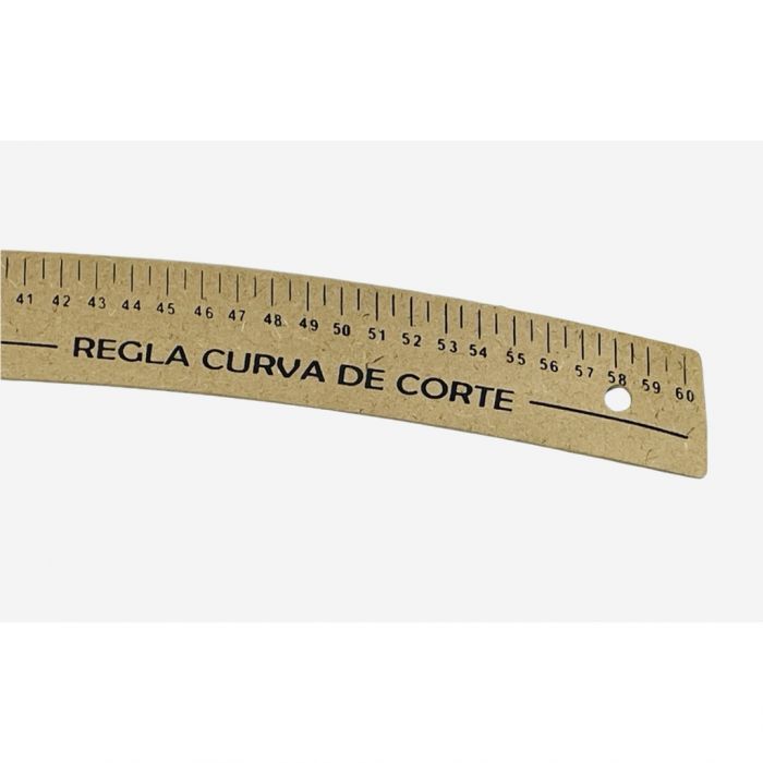 Regla curva francesa - Coser fácil