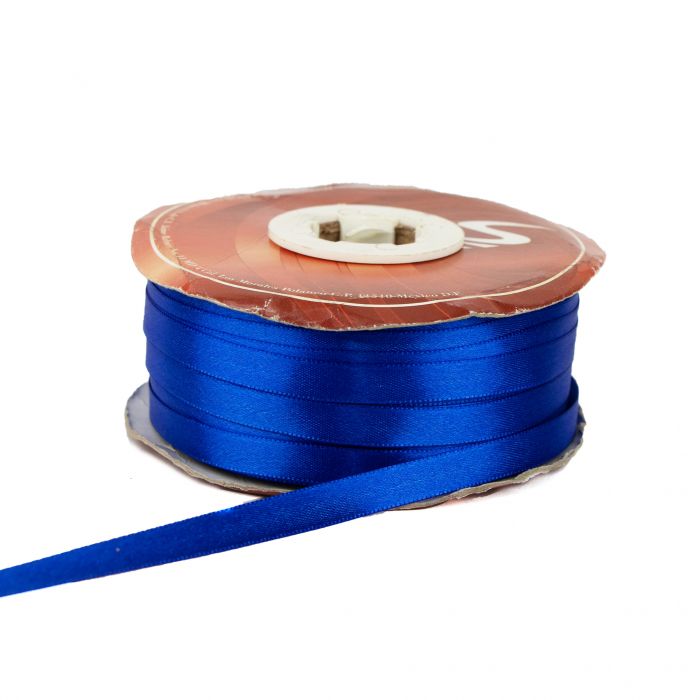 LSU03089 - Liston Satinado de 2,2 cm - Azul Electrico (por Metro