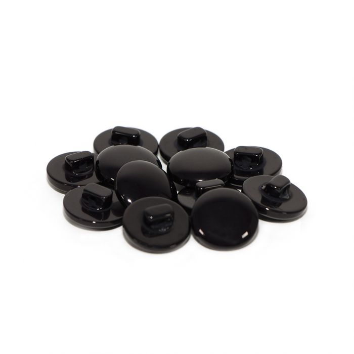 100 Botones Forrados De Tela De 10 Mm, Negros, Con Vástago Metálico, De 1 Agujero, Redondos, Para Manualidades Y Costura. | Bodega Aurrera En Línea