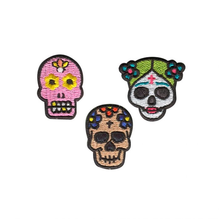 Mini Parches Calaveras | ✓