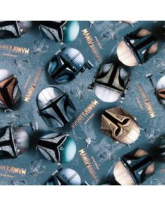 Acolchado Disney Mandalorian Gris Perla