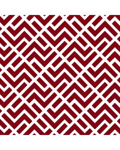 Acolchado Capitonado Zara Rombo Rojo Vino.