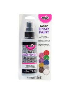 Pintura Dimensional para Tela- fabric paint Glitter 6pcs. Marca Tulip