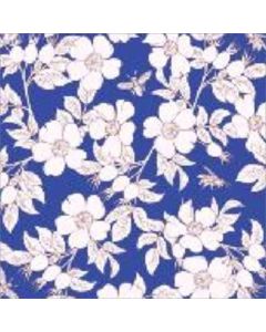 Jamaica 1.50 Estampado Flor Perfilada Azul Marino