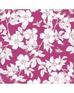 Jamaica 1.50 Estampado Flor Perfilada Rosa Medio