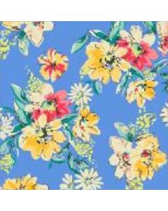 Jamaica 1.50 Estampado Flor Grande Azul Marino