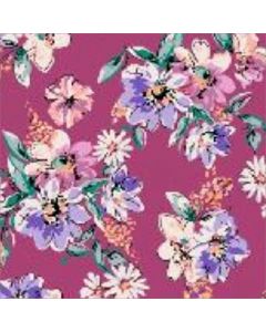 Jamaica 1.50 Estampado Flor Grande Rosa Medio