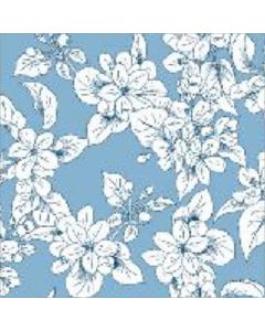 Jamaica 1.50 Estampado Flor Mediana Blanco