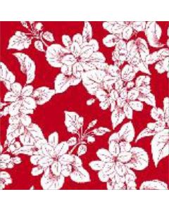 Jamaica 1.50 Estampado Flor Mediana Rojo
