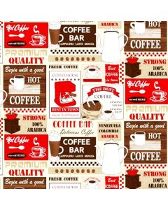 Micro Fibra Cocina Coffee Rojo