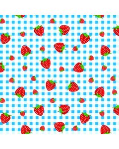 Micro Fibra Cocina Fresas Azul Turquesa