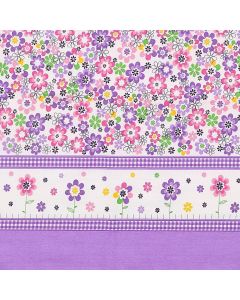 Jamaica Cenefas Flor All Over Morado Lila