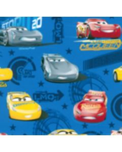 Micro Fibra Disney Cars Azul Rey