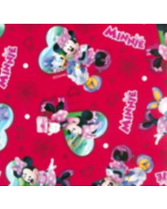 Micro Fibra Disney Mimi Corazones Rojo