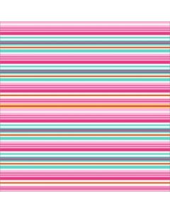 Micro Fibra Estampado Raya Vertical Rosa Pastel
