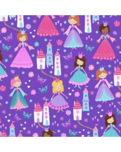 Silky Estampado 1.10 Hadas Morado Lila