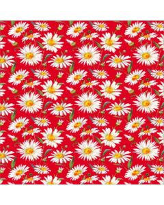 Silky Estampado 1.10 Flor Chica Rojo