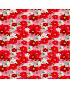 Silky Estampado 1.10 Flor Mediano Rojo