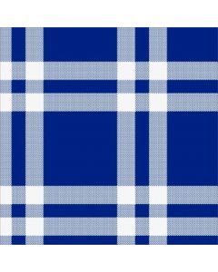 Blancos Mantel Domino Preteñido Cuadro Grande Azul Rey