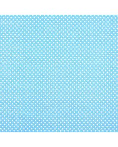 Blancos Molleton Bolas Azul Cielo