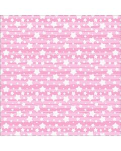 Blancos Molleton Estrellas Rosa Pastel