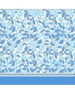 Bramante Estampado Ramas Azul Cielo