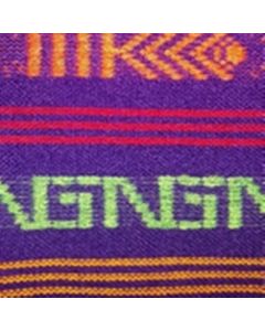 Cambaya Bordada Letras Morado