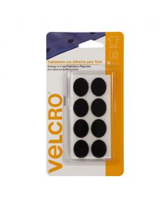 Sujetadores c/Adhesivo Para Telas Negro 2.5 cm x 1.9 cm