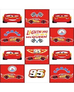 Cortina Marquesita Disney Cars Rojo