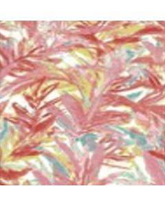 Decoración Tulum Hojas Acuarela Rosa Palo