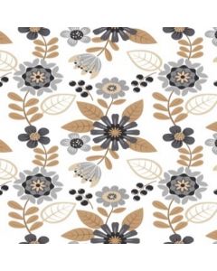 Cortina Marquesita Flor Chica Gris Pizarra