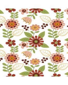 Cortina Marquesita Flor Chica Naranja Shedron