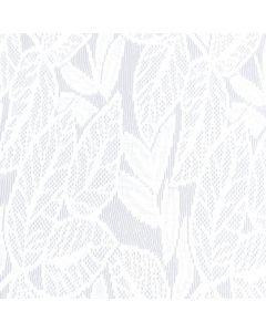 Cortina Gasa Santorini Hoja Blanco
