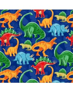 Decoración Infantil Dinosaurios Azul Marino