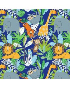 Decoración Infantil Jungla Azul Marino