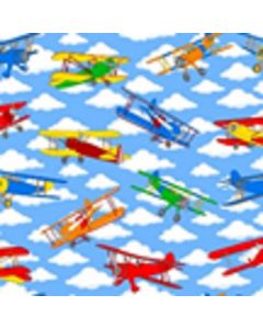 Decoracion Infantil Aviones Azul Cielo