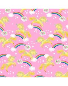 Decoración Infantil Unicornio Mediano Rosa Pastel