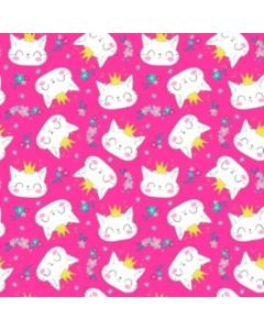 Decoración Infantil Gatos Rosa Fiusha
