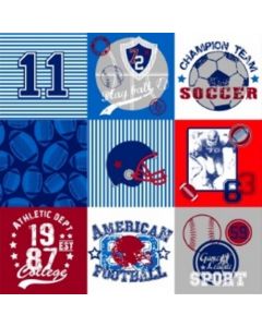 Decoración Infantil Futbol Americano Azul Marino