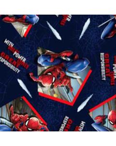 Decoracion Canasta Disney Spiderman Azul Marino